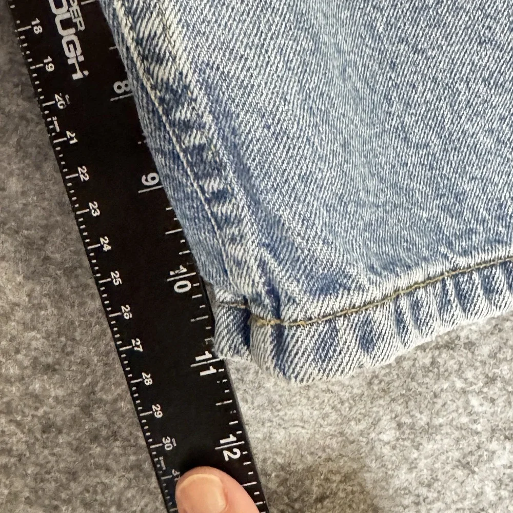 Tommy Hilfiger Mens 38‎ Light Wash Denim Shorts Vintage 90s Baggy Blue